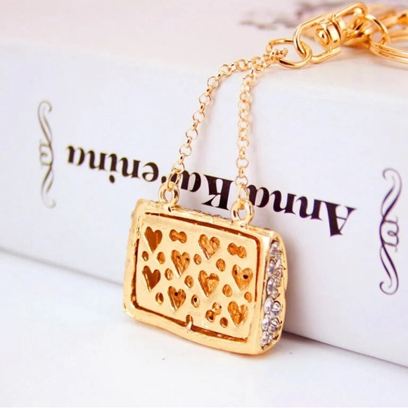 New Crystal Rhinestone handbag cute Key Chains or bag charm - Picture 5 of 5